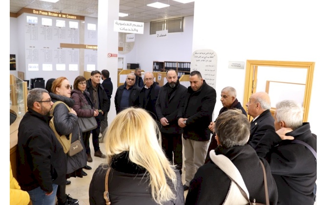 Bethlehem Chamber of Commerce and Industry receives a delegation representing the Municipality of Milan - Italy and the Chamber of Commerce and Industry of Milan