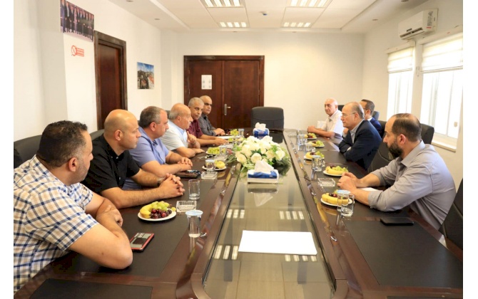 Dr. Muhammad Mustafa Meets with Bethlehem Chamber of Commerce and Industry