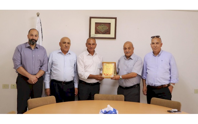 زيارة تكريم لغرفة تجارة و صناعة محافظة بيت لحم من بلدية تقوع