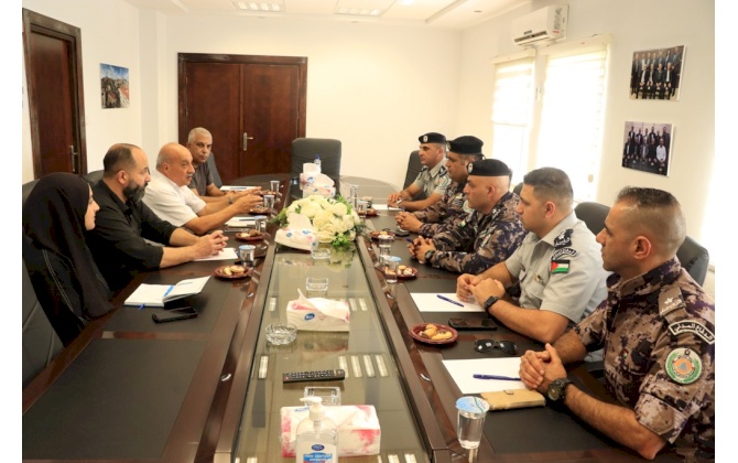 غرفة تجارة وصناعة مُحافظة بيت لحم تستقبل مدير الدفاع المدني في المُحافظة