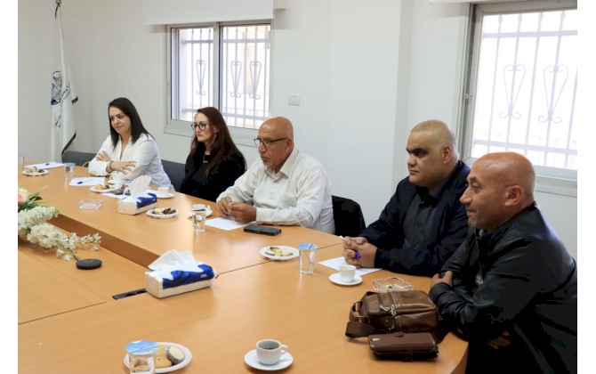 غرفة تجارة وصناعة محافظة بيت لحم تستقبل الهيئة الإدارية لجمعية أصدقاء مستشفى بيت لحم للطب النفسي.