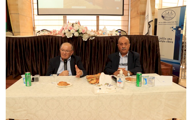 غرفة تجارة وصناعة محافظة بيت لحم تستقبل رئيس جمعية البنوك في فلسطين السيد ماهر المصري