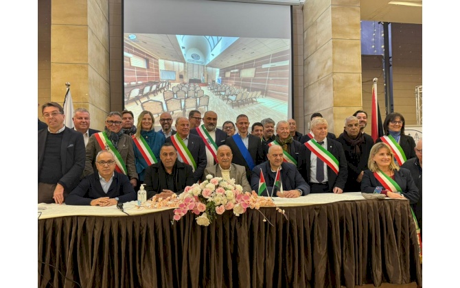 غرفة تجارة وصناعة محافظة بيت لحم تستقبل وفدًا رفيع المستوى من غرفة تجارة تريفيزو–بيلونو | دولوميتي الإيطالية