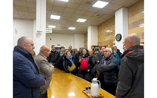 غرفة تجارة وصناعة محافظة بيت لحم تستقبل وفدًا رفيع المستوى من غرفة تجارة تريفيزو–بيلونو | دولوميتي الإيطالية