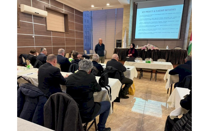 غرفة تجارة وصناعة محافظة بيت لحم تستقبل وفدًا رفيع المستوى من غرفة تجارة تريفيزو–بيلونو | دولوميتي الإيطالية