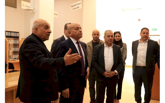 رئيس غرفة تجارة و صناعة محافظة بيت لحم يستقبل رئيس صندوق الاستثمار الفلسطيني