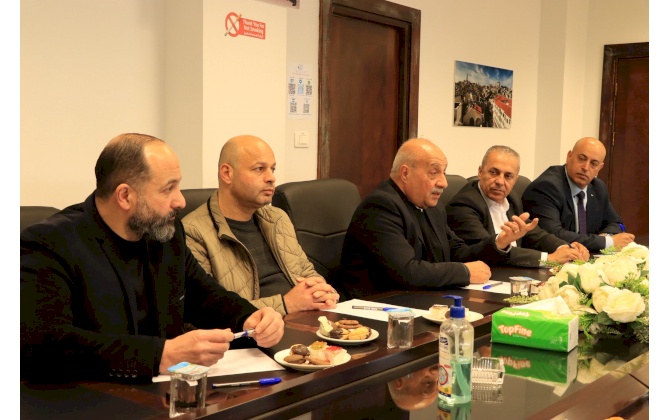 رئيس غرفة تجارة و صناعة محافظة بيت لحم يستقبل رئيس صندوق الاستثمار الفلسطيني