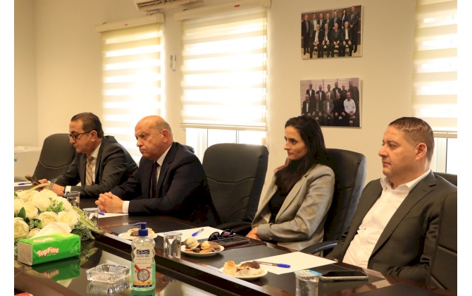 رئيس غرفة تجارة و صناعة محافظة بيت لحم يستقبل رئيس صندوق الاستثمار الفلسطيني