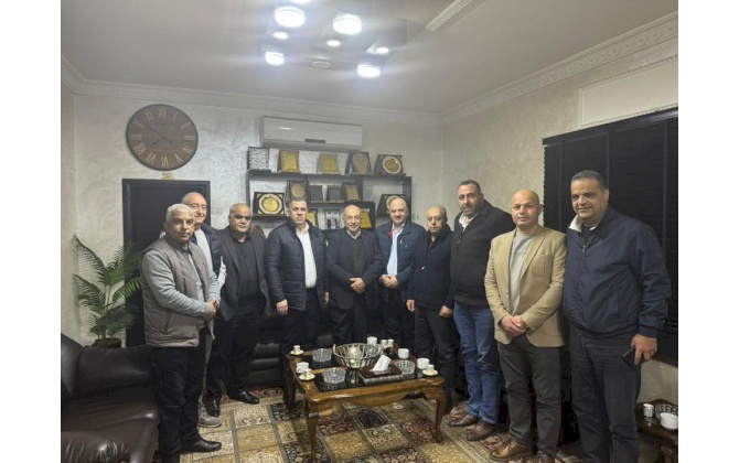 غرفة تجارة وصناعة محافظة بيت لحم تزور مدير جهاز الأمن الوقائي في المحافظة