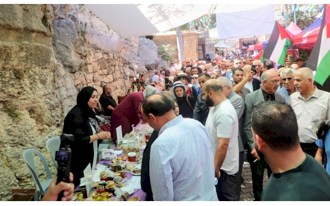 غرفة تجارة وصناعة محافظة بيت لحم تشارك في افتتاح سوق الباذنجان البتيري السنوي