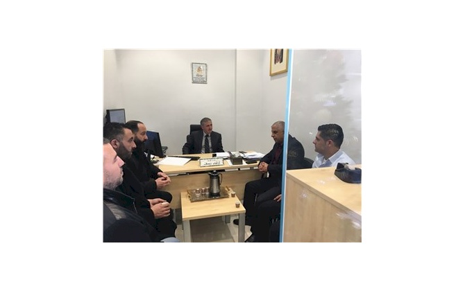 BCCI Board Members Visit the Jordan Ahli Bank - Bethlehem Branch - Following a Robbery