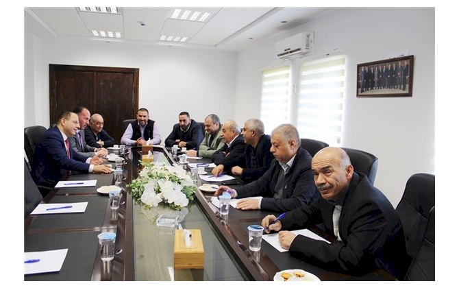 غرفة تجارة وصناعة محافظة بيت لحم تستقبل وفداً مهنئاً من بنك الإستثمار الفلسطيني