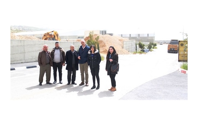 The Industrial Committee of Bethlehem Chamber of Commerce and Industry visits the Industrial Zone