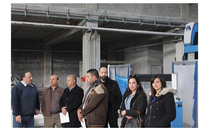 The Industrial Committee of Bethlehem Chamber of Commerce and Industry visits the Industrial Zone