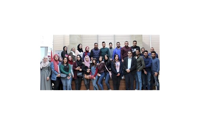 غرفة تجارة وصناعة محافظة بيت لحم تستقبل مجموعة من طلاب جامعة فلسطين الأهلية
