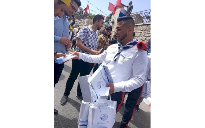 غرفة تجارة وصناعة محافظة بيت لحم تشارك احتفالات عيد الفصح المجيد