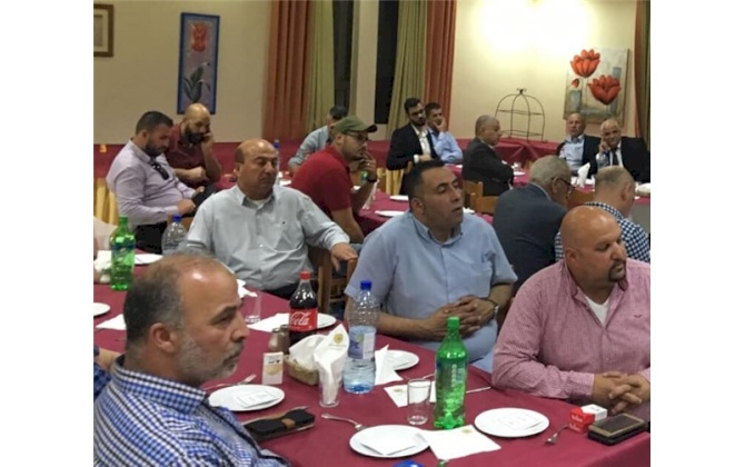 غرفة تجارة وصناعة محافظة بيت لحم تنظم عشاء عمل برعاية شركة التأمين الوطنية