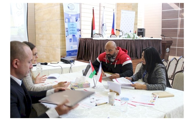 غرفة تجارة وصناعة محافظة بيت لحم تنظم لقاءات عمل ثنائية مع رجال اعمال من جمهورية التشيك.