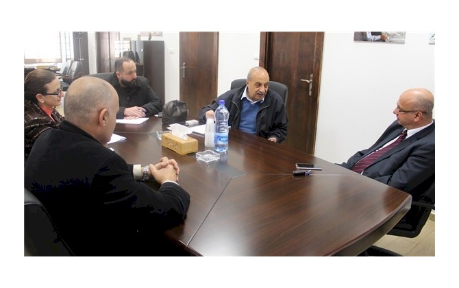غرفة تجارة وصناعة محافظة بيت لحم تستقبل وفدا من البنك العربي