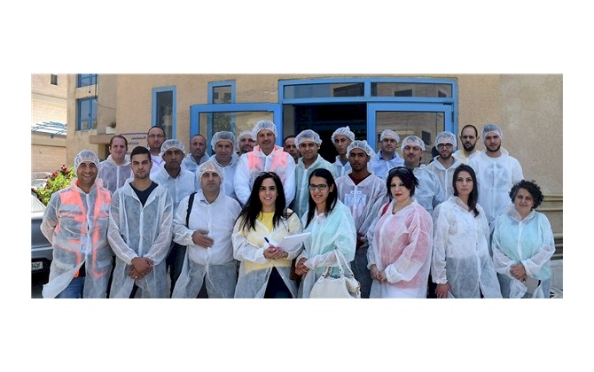 غرفة تجارة و صناعة محافظة بيت لحم تختتم دورة تدريب مدرّبين في أمور الصّحة و السّلامة المهنيّة بالتعاون مع المركز الوطني للصّحة و السّلامة المهنية